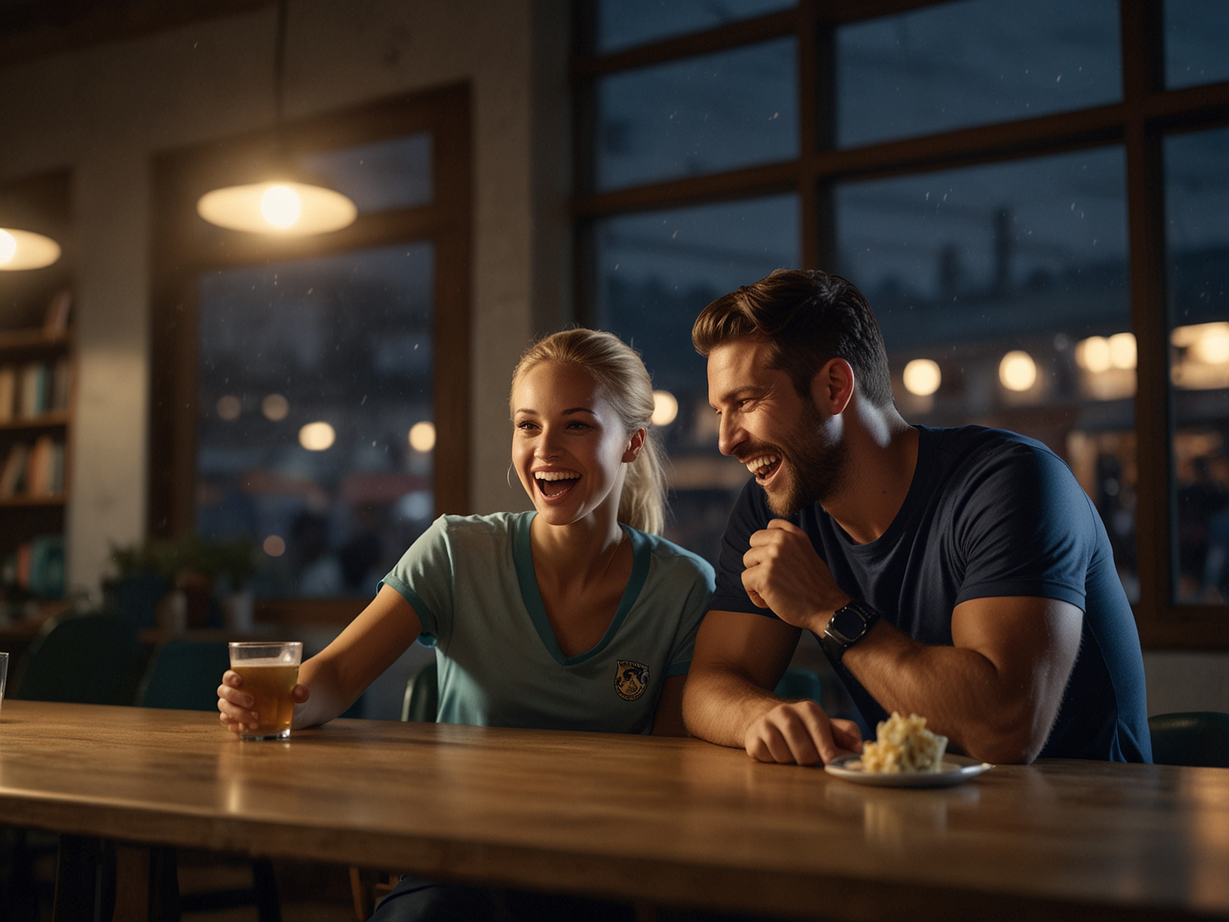 Jugadores celebrando una apuesta ganadora en Betmaster
